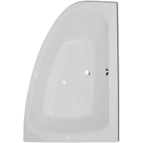 Frontline Aquabathe RH Cloud Corner Bath 1500 x 1000mm - White - SI25225101