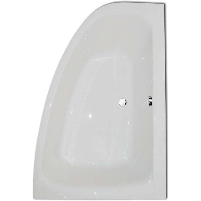 Frontline Aquabathe RH Cloud Corner Bath 1500 x 1000mm - White - SI25225101
