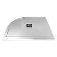 Frontline Aquaglass Slimline RH Offset Quadrant Shower Tray 1000x800mm - White - ST2510X80QR