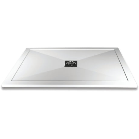 Frontline Aquaglass Slimline Shower Tray 1000x900mm - White - ST2510X9