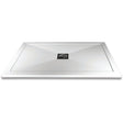 Frontline Aquaglass Slimline Shower Tray 1200x700mm - White - ST2512X70