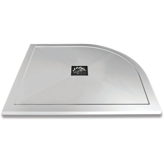 Frontline Aquaglass Slimline Offset Quadrant Shower Tray LH 1200x900mm - ST2512X90QL
