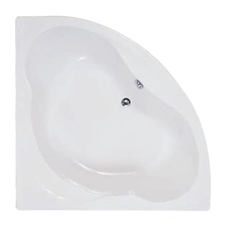 Frontline Aquabathe Lagoon Corner Bath Panel 1200mm - White - TRLGPW12
