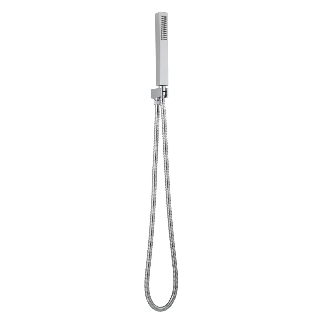 Frontline Aquaflow Italia Square Outlet Elbow with Flex and Handset - Chrome - UFA3264