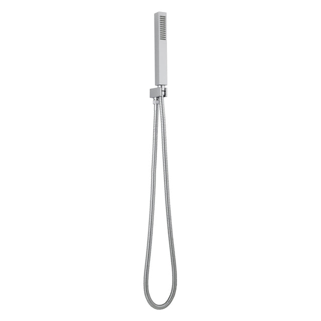 Frontline Aquaflow Italia Square Outlet Elbow with Flex and Handset - Chrome - UFA3264