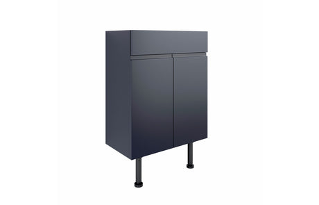 Prystine Visalia Basin Unit 600mm - Matt Indigo Blue - PRIS105442