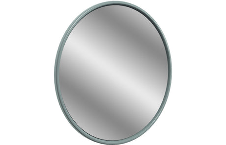 Prystine Mesquite Round Mirror 550 x 550mm - Sea Green Ash - PRIS103722