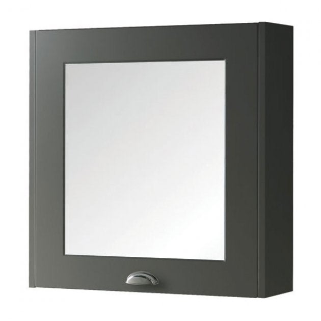 Kartell Astley Mirror Cabinet 600mm - Matt Grey - FUR524AS