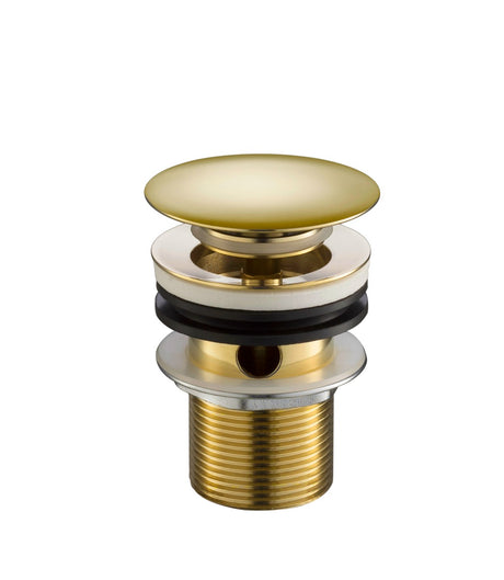 JTP Click Clack Basin Waste Slotted - Antique Brass - G709CCSL