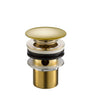 JTP Click Clack Basin Waste Slotted - Antique Brass - G709CCSL