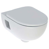 Geberit Selnova Rimless Wall Hung Pan With Quick Release Seat - White - 501.750.00.1 - TAP 'N' SHOWER