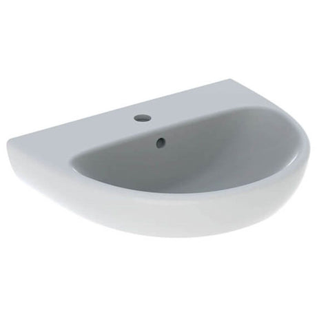 Geberit Selnova 1 Tap Hole Countertop Basin 550mm - White - 501.060.00.6 - TAP 'N' SHOWER