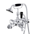 JTP Bath Shower Mixer Wall Mounted with Kit - Chrome - GB76275WM - TAP 'N' SHOWER
