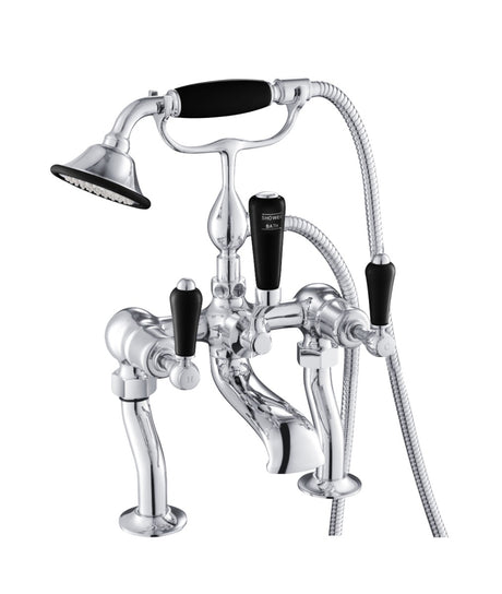 JTP Deck Mounted Bath Shower Mixer with Kit - Chrome - GB85275