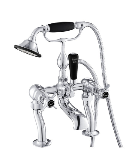 JTP Deck Mounted Bath Shower Mixer with Kit - Chrome - GB98275