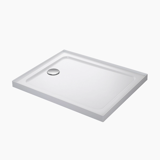 Mira Flight Low Low Shower Tray With 4 Upstands And Waste 1000 X 760mm - White 1.1697.500.WH