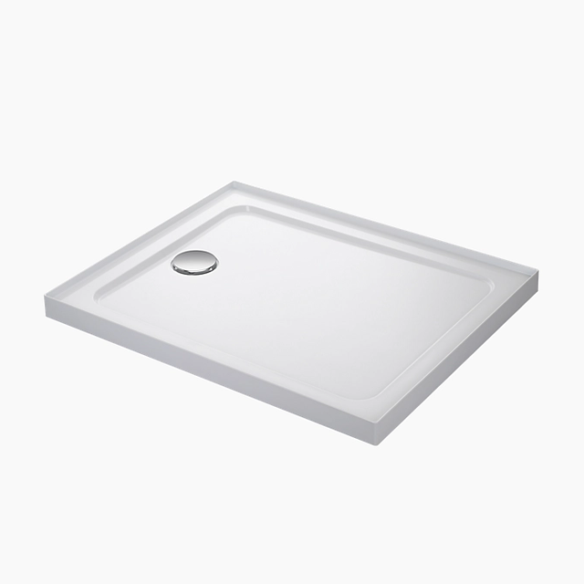 Mira Flight Low Low Shower Tray With 4 Upstands And Waste 1000 X 760mm - White 1.1697.500.WH