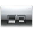 Geberit Delta35 Flush Plate for Dual Flush - Gloss Chrome Plated - 115.135.21.5
