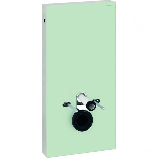Geberit Monolith Modern Back to Wall Toilet Frame for Wall Hung WC 1010mm High - Mint - 131.021.SL.5