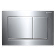 Geberit Omega30 Modern Rectangular Dual Flush Plate - Gloss/Matt Chrome - 115.080.KH.1