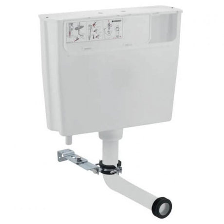 Geberit Single Flush Button Concealed Toilet Cistern - White - 109.721.00.2