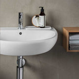 Geberit Selnova 1 Tap Hole Cloakroom Basin 450mm - White - 501.408.00.6 - TAP 'N' SHOWER