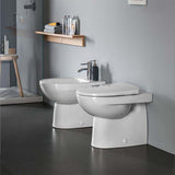 Geberit Selnova Square Rimless Close Coupled Pan - White - 501.563.01.7 - TAP 'N' SHOWER