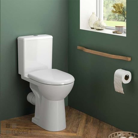 Geberit Selnova Comfort Rimless Raised Height Close Coupled Pan - White - 500.486.01.7 - TAP 'N' SHOWER