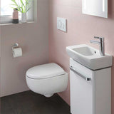 Geberit Selnova Compact Soft Close Toilet Seat and Cover - White - 501.931.00.1 - TAP 'N' SHOWER
