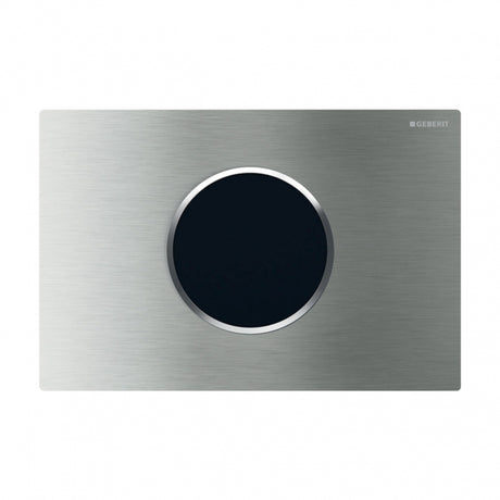 Geberit Sigma10 Infra-Red Mains Operated Automatic Flush Plate - Brushed Stainless Steel - 115.907.SN.6