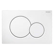 Geberit Sigma01 Modern Dual Flush Plate - White Alpine - 115.770.11.5