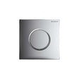 Geberit Sigma10 Contemporary Hytouch Hand Operated Pneumatic Urinal Flushing Control - Chrome - 116.015.KH.1