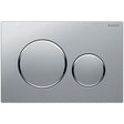 Geberit Sigma20 Modern Rectangular Dual Flush Plate - Matt Chrome - 115.882.JQ.1