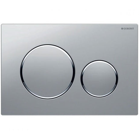 Geberit Sigma20 Modern Rectangular Dual Flush Plate - Matt Chrome - 115.882.JQ.1