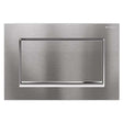 Geberit Sigma30 Modern Single Flush Plate - Brushed/Polished Chrome - 115.893.KX.1