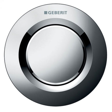 Geberit Type01 Round Single Flush Plate Button for 120mm and 150mm Concealed Cistern - Gloss Chrome - 116.040.21.1