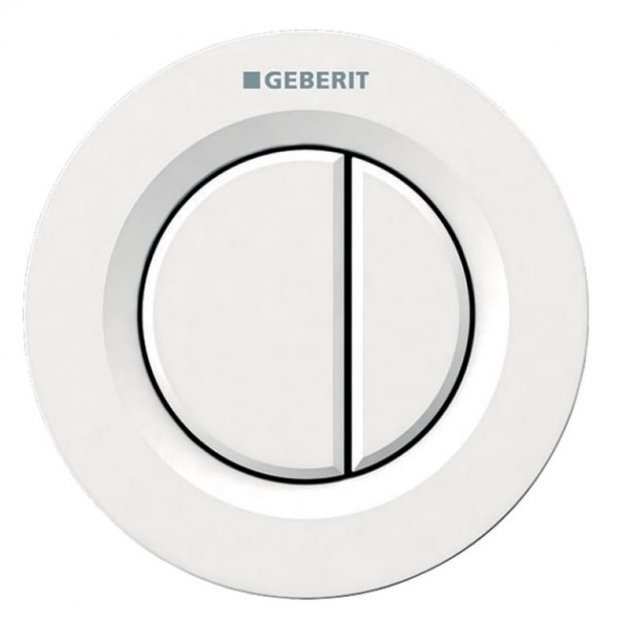 Geberit Type01 Modern Dual Flush Plate Button for Concealed Cistern - 