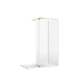 Burlington 8 Deflector Pair Panel Hinge - Gold - BUDEFHINGEGO - TAP 'N' SHOWER