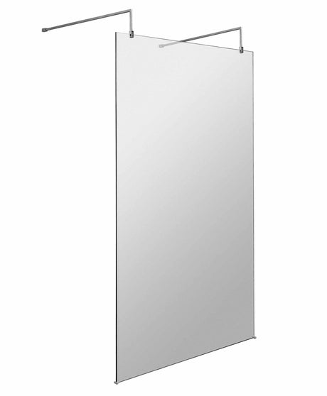 Hudson Reed 1100mm Wetroom Screen with Arms and Feet - GPAF11
