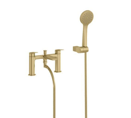 Britton Greenwich 2TH Bath Shower Mixer - Brushed Brass - GRE.113BB