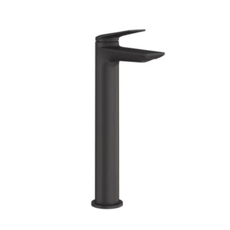 Britton Greenwich Tall Mono Basin Mixer - Matt Black - GRE.112MB