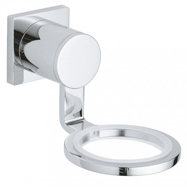 Grohe Allure Wall Mounted Glass Soap Dish Holder Chrome - 40278000