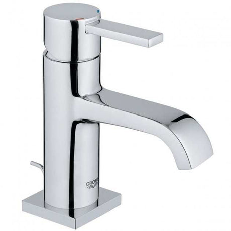 Grohe Allure Pop-up Waste Deck Mounted M-Size Basin Mixer Tap - Chrome - 32757000