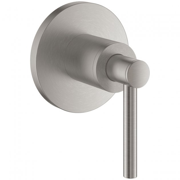Grohe Atrio Wall Mounted Concealed Stop Valve Trim with Lever Handles - Supersteel - 19088DC3