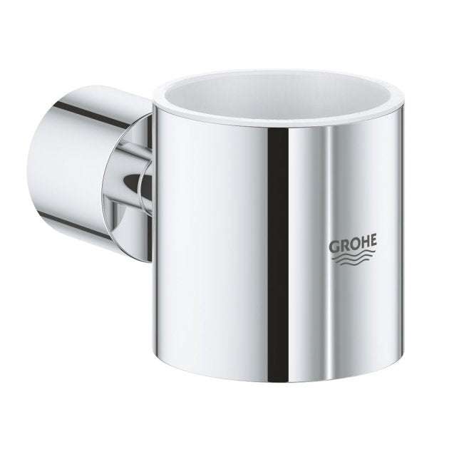 Grohe Atrio Bathroom Wall Mounted Glass Holder - Chrome - 40304003