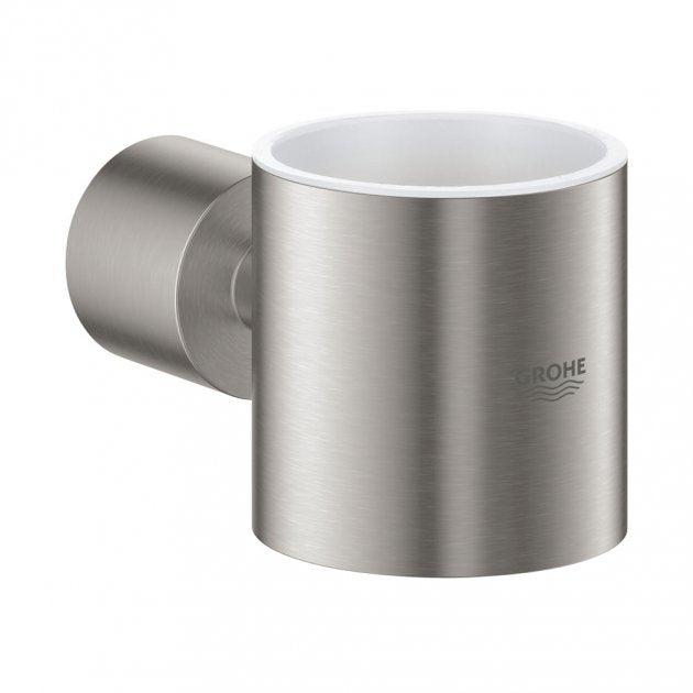 Grohe Atrio Wall Mounted Glass Holder - Supersteel - 40304DC3