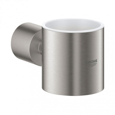 Grohe Atrio Wall Mounted Glass Holder - Supersteel - 40304DC3