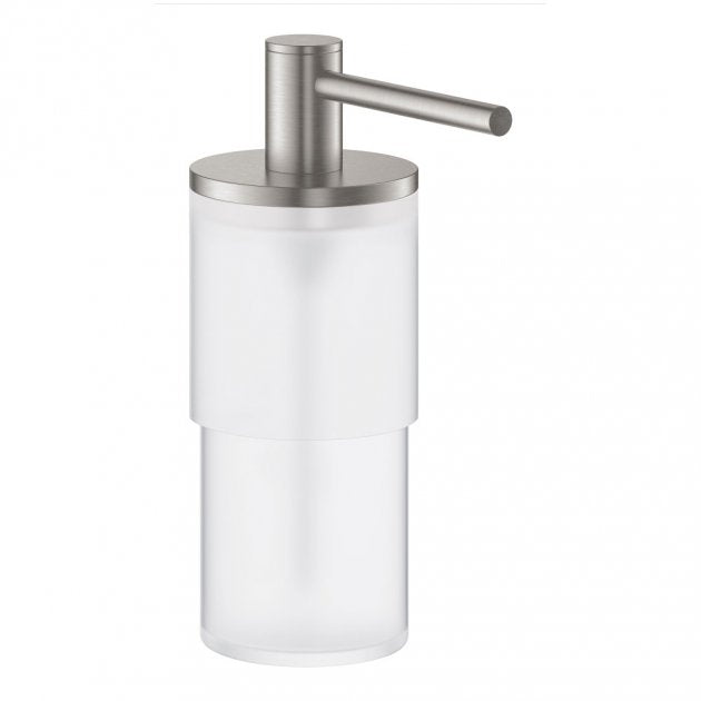 Grohe Atrio Modern Wall Mounted Soap Dispenser - Supersteel - 40306DC3
