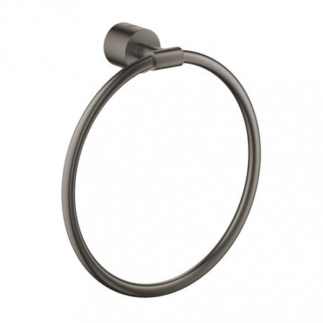 Grohe Atrio Wall Mounted Round Towel Ring - Brushed Hard Graphite - 40307AL3