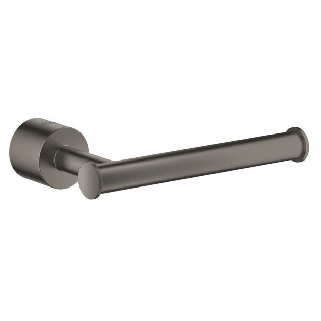 Grohe Atrio Modern Wall Mounted Toilet Roll Holder - Brushed Hard Graphite - 40313AL3